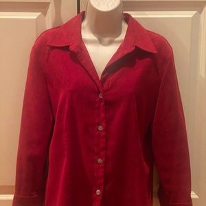 Suede-like shirt or light jacket